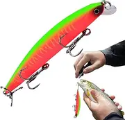 Bass Lures - Hard Slow Sinking Jerkbaits,Sea Fishing Gear, Bass Crankbaits, Saltwater Tackles for Bass Smallmouth Walleye Trout Zander Crappie