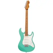 Sceptre Ventana Std Double Cutaway Electric Guitar Sea Foam Green Maple Board