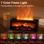 Flame Aroma Diffuser Humidifier LED Light Remote Scent Essential Oils