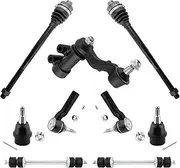 YMAUGP 9pcs Front Lower Ball Joint Sway Bar End Links Outer Inner Tie Rod End Idler Arm for Chevrolet Silverado for GMC Sierra 2500 HD 3500 HD 2011-2019 K500232 K80631 ES800901 EV800935 K400018