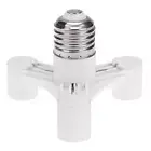 E27 to E14 Bulb Lamp Light Socket Adapter Splitters Screw Induction Lamp Holder