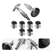 8 Pcs Tuxedo Button Set Men's Cuff Links Bride Office Shirt Studs
