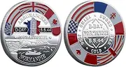 Anniversaryy Coin - Anniversaryy Challenge Coin | D Day 80Th Anniversaryy normandiee, Unique Decorations Commemorative Coinss for 80Th World War Ii Anniversaryy A Piece of History Collectors