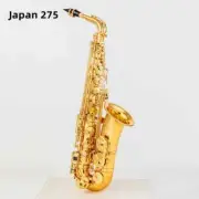 New 275 Alto Eb Tune Saxophone Brass Instrument Gold Lacquer Sax with Case