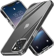 CAPTOR iPhone 13 Mini 5.4 Inch Clear Case TPU Silicone Flexible Soft with Raised Edge for Screen and Camera