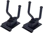 Hoement Plastic Guitar Hook Wall Mount Rack 2pcs Guitar Holder for Folk Classical Electric Bass Durable Space-saving