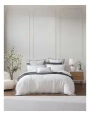 [Private Collection] Felix Quilt Cover Set in Charcoal