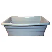 Winco PL8 24 1/2 in x 15 3/4 in Gray Bus Box