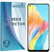 [MEZON] [3 Pack] Ultra Clear Screen Protector Film for OPPO A78 4G – Case Friendly, Shock Absorption (OPPO A78 4G, Clear)