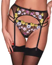 Fleur du Mal Eden Garter Belt