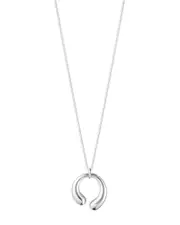 Georg Jensen Sterling Silver Mercy Small Pendant Necklace, 23.6