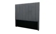 Modern Headboard - Queen - Charcoal