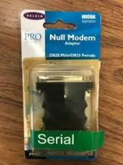 DB25 Null-Modem Adapter DB25 Male - DB25 Female Belkin Brand F4A602