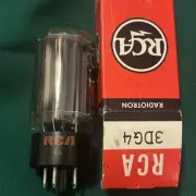 RCA NOS NIB 3DG4 Grey Copper Plate Dual Side Getter Twin Diode Tube Audio Amp