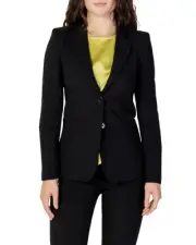 Sandro Ferrone Classic Blazer SF12345 Tailored Fit Women Black