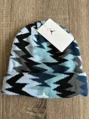 New! Jordan Jumpman Winter Beanie Hat Youth 8/20 Blue Color