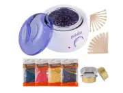 New Kit De Cera Caliente Para Depilar, 4 Sabores,Varas Aplicadoras, Wax Warmer