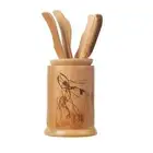 6Pcs/Set Long Handle Matcha Scoop Chashaku Bamboo Green Tea Teaspoons Teaware