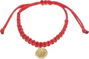 Mipcase Hand Woven Adjustable Red Rope Pet Collar with Bell for Cats and Small Dogs Charms Design for Neck Durable Material Unique and Stylish Look