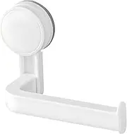 Suction Cup Toilet Paper Holder Multi Purpose Bathroom Tissue Holder Stick-On Bathroom Tissue Holder for Doors, Walls, Bedrooms