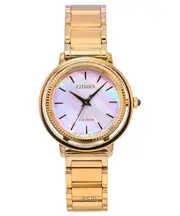 Citizen L Eco-Drive Mother of Pearl Stainless Steel EM1103-86Y 50M Ladies Watch