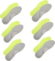 Healeved 6 Pack Work Boot Insoles Breathable Foot Massage Inserts for Men Women Comfortable Daily Use
