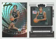 Noah Clowney Rookie RC - 2 Card Lot - Brooklyn Nets