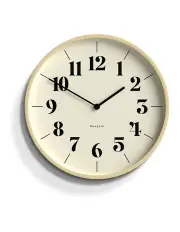 [Newgate] Wood Hopscotch Dial Mr Clarke Clock in Cream