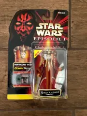 NIB Hasbro Star Wars Ep. 1 CommTech Queen Amidala Collectible Action Figure