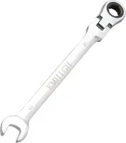 10Mm Flexible Ratchet Wrench, Chrome Vanadium Steel Gear Wrench, Reversible Span