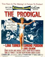 The Prodigal poster Lana Turner 1955 Old Film Movie Photo