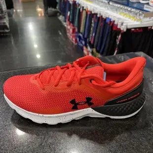 UNDER ARMOUR Charged Escape 4 UA 男款 慢跑鞋 3025420-103 白 600 紅