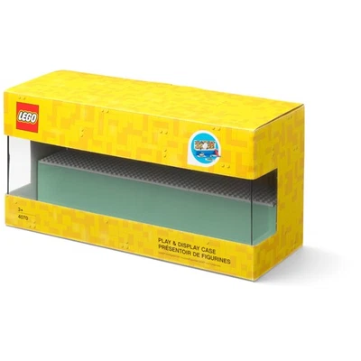 LEGO Home Collection: 40700600 Play & Display Case Transparent Sand Green NEW