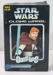 Star Wars The Clone Wars Obiwan Kenobi Bust-Ups By Gentle Giant LTD Sealed! Rare