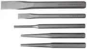 Wilde Tool 5-Piece Punch & Chisel Set-Vinyl Pouch (K 5.NP/VP)