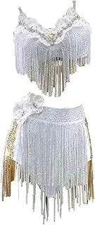 [JRUIA] Professional Latin Dance Dresses for Women High-End Cha Cha Salsa Performance Costume Ballroom Competition Wear