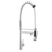 Pull Out/Down Kitchen Sink Mixer Tap 2 Spray Patterns Spout Brass Chrome Faucet Home Commercial