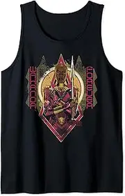 [Marvel] Black Panther Okoye Wakanda Forever Ornate Portrait Tank Top