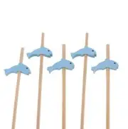 Dolphin Skewers Picks - 4.7" (12cm) - 3.5" (8.9cm) BambooMN
