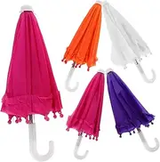 HOOTNEE Mini Umbrella Model 5pcs Boys and Girls Umbrella Accessories Craft Kit Party Favor