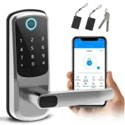 Smart Door Lock Wifi Biometric Touch Password Digital Keyless Keypad US stock