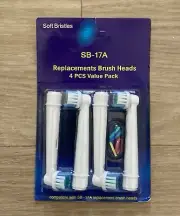 SB-17A 4Pcs/Pack for Oral B Toothbrush Heads .