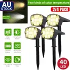 40LED Solar Spot Lights Wall Lights Outdoor Path Waterproof Flood Security Lamp