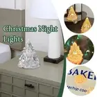 Christmas Iceberg Shape Crystal Lamp Table Night Light, Party Rechargeable I8I6