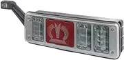 [Hella] Crown Rear Light – LED – 24 V – Mounting/Screwed – ECE/ADR/GGVS/Not SAE – Lens Colour: Transparent – Plug: EasyConn – Connector: Male – Left – Quantity: 1 – 2VP 340 960-231