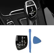 Srxhappy LHD Car Gear Shift Knob Panel Trim Replacement for BMW 1 2 3 4 5 7 Series F10 F11 F01 F02 X1 X3 X4 X5 X6 M3 M5 F30 F32 F48 F25 F15 F16 (Model A)