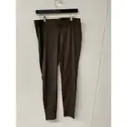 HUE Ultra Suede Leggings Espresso U14571H Size L