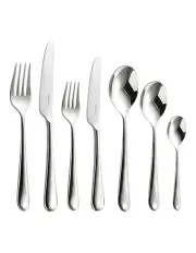 [Robert Welch] Kingham Cutlery Set 56 Piece in Silver