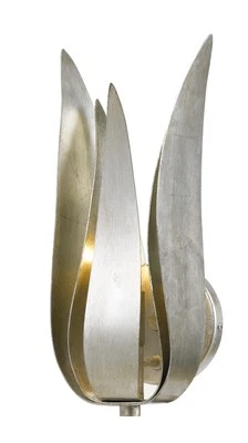 Broche 14" Wall Sconce in Antique Silver