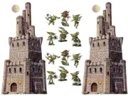 Goblins Castle Towers Bundle Figures Miniatures Gaming Fantasy Halloween Props